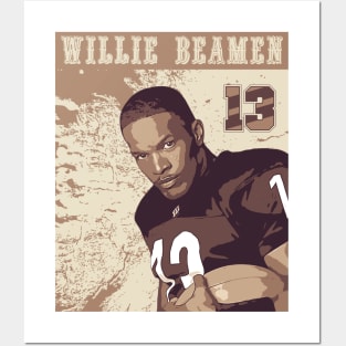 Willie Beamen | Vintage football Posters and Art